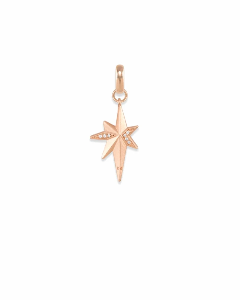 North Star Charm In Rose Gold 6 North Star Charm In Rose Gold - Image 4