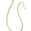 Olivia Chain Necklace In Gold -Kendra Scott kendra scott olivia chain necklace gold 00