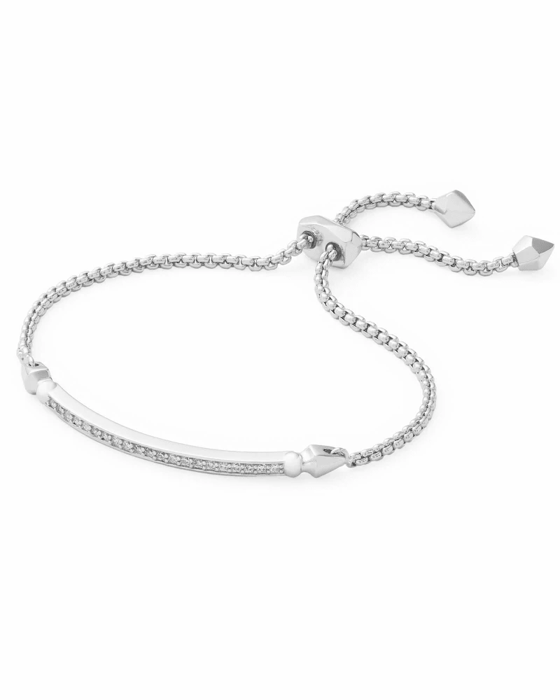 Ott Adjustable Chain Bracelet In Silver 3 Ott Adjustable Chain Bracelet In Silver