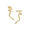 Phoenix Ear Climber Earrings In Vintage Gold -Kendra Scott kendra scott phoenix ear climber earring vintage gold wt cz 00 lg