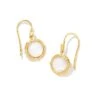 Sage 18k Gold Vermeil Drop Earrings In Ivory Mother-of-Pearl -Kendra Scott kendra scott sage drop earrings 18k gold vermeil ivory mother of pearl 00