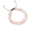 Cade Oxidized Sterling Silver Beaded Bracelet In Rose Quartz -Kendra Scott kendra scott scott brothers cade beaded bracelet oxidized sterling silver rose quartz 00