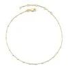 Single Satellite Chain Anklet In Sterling Silver & 18k Yellow Gold Vermeil 2 Single Satellite Chain Anklet In Sterling Silver & 18k Yellow Gold Vermeil -Kendra Scott kendra scott single satellite chain anklet 18k yellow gold vermeil sterling silver plated beads 00