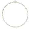 Small Paperclip Chain Anklet In Sterling Silver -Kendra Scott kendra scott small paperclip chain anklet sterling silver 00