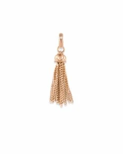 Small Tassel Charm In Rose Gold -Kendra Scott kendra scott small tassel charm rose gold 01 lg