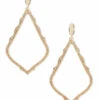 Sophee Clip On Drop Earrings In Gold -Kendra Scott kendra scott sophee earring gold na 00 lg