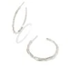 Sophee Hoop Earrings In Sterling Silver -Kendra Scott kendra scott sophee hoop earrings sterling silver 00