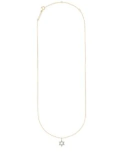 Star Of David 14k Yellow Gold Pendant Necklace In White Diamonds 7 Star Of David 14k Yellow Gold Pendant Necklace In White Diamonds -Kendra Scott kendra scott star of david short pendant necklace 14k yellow gold white diamonds 01 lg