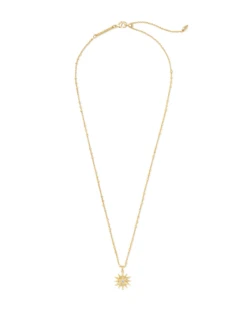 Star Charm Pendant Necklace In Gold 9 Star Charm Pendant Necklace In Gold -Kendra Scott kendra scott starburst charm pendant necklace gold 01 lg