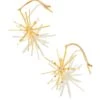 Starburst Gold Ornaments Set Of 2 In Clear -Kendra Scott kendra scott starburst ornament set of 2 gold clear 00