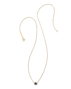 Stella 14k Yellow Gold Pendant Necklace In Black Diamond 8 Stella 14k Yellow Gold Pendant Necklace In Black Diamond -Kendra Scott kendra scott stella pendant necklace 14k gold black diamond 01