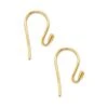 Earring Hook In 18k Gold Vermeil -Kendra Scott kendra scott sterling earring hook 18k gold vermeil 00 lg