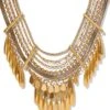 Sydney Statement Necklace In Vintage Gold -Kendra Scott kendra scott sydney statement necklace vintage gold 01