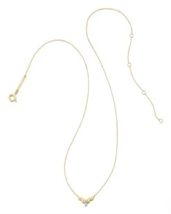 Tyler 14k Yellow Gold Pendant Necklace In White Diamond 7 Tyler 14k Yellow Gold Pendant Necklace In White Diamond -Kendra Scott kendra scott tyler pendant necklace 14k yellow gold white diamond 01