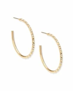 Veronica Hoop Earrings In Gold